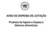 Aviso de Dispensa de Licitação