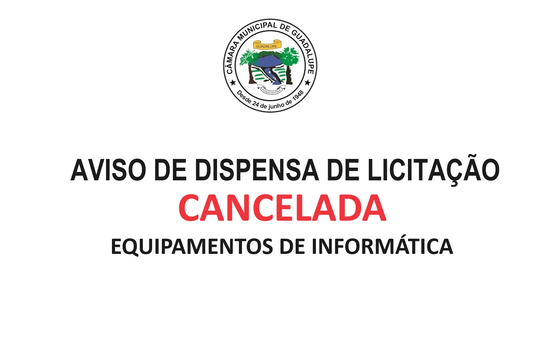 Aviso de Dispensa de Licitação