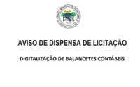 Aviso de Dispensa de Licitação