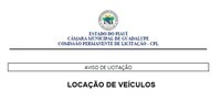 Aviso de Licitação