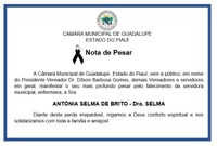 Moção de Pesar enf. Selma