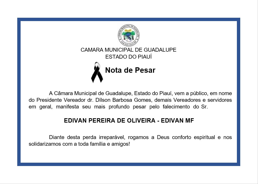 Nota de pesar