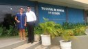 Presidente da Câmara, iniciou ano visitando Tribunal de Contas do Estado Presidente da Câmara, iniciou ano visitando Tribunal de Contas do Estado