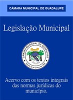 Realizada a compilação da Legislação Municipal