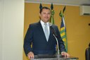 Vereador Adão Moura (AVANTE) Em sua fala diz que a obra do calçamento da Vila Boa Esperança veio em boa hora