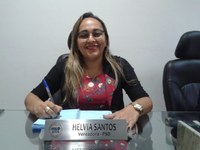 Vereadora Hélvia Almeida (PSD)  Em uso da tribuna  solicita a doação de equipamentos esportivos para os times do Município como adulto e infanto-juvenil 