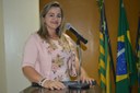 Vereadora Luciana Martins - PCdoB, explica situação do loteamento Edivaldo Alencar