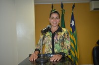 Vereadora Surama Martins - DEM, destacou luta da Prefeita por melhorias para o Hospital Local
